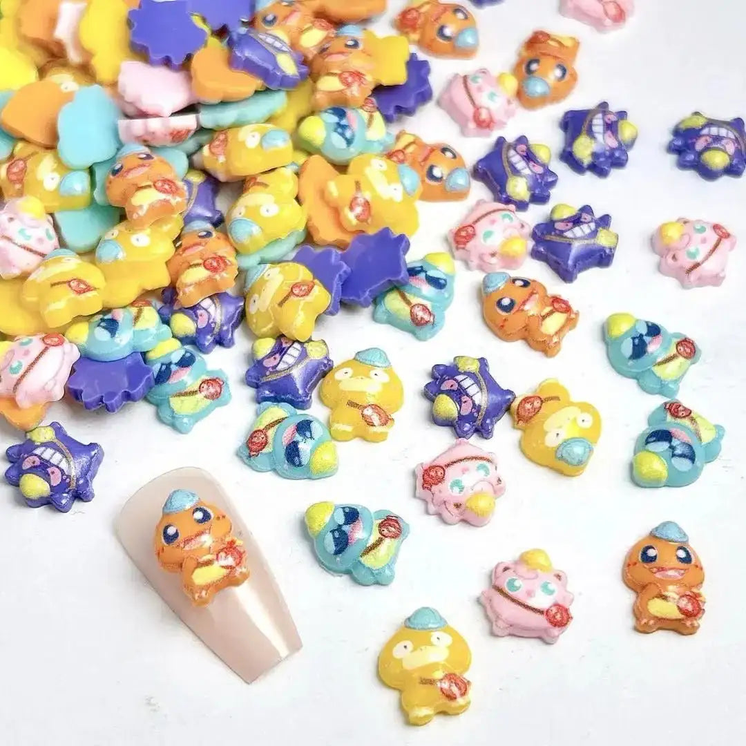 FS10633-Mixed Pokemam Nail Charms -Zoe DIY Wholesale