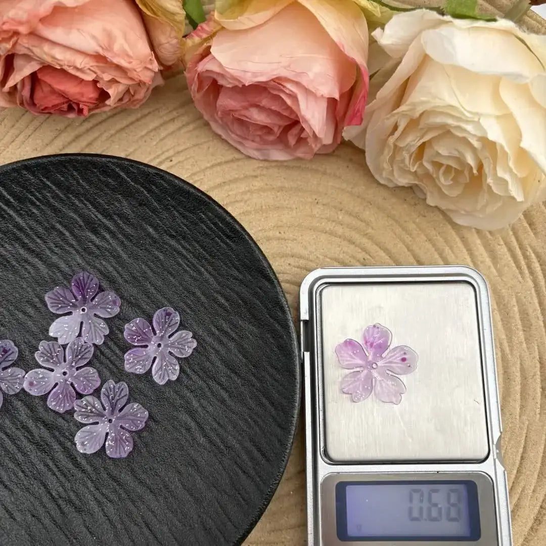 FS10642-26MM Acryilic Flower Pendant -Zoe DIY Wholesale