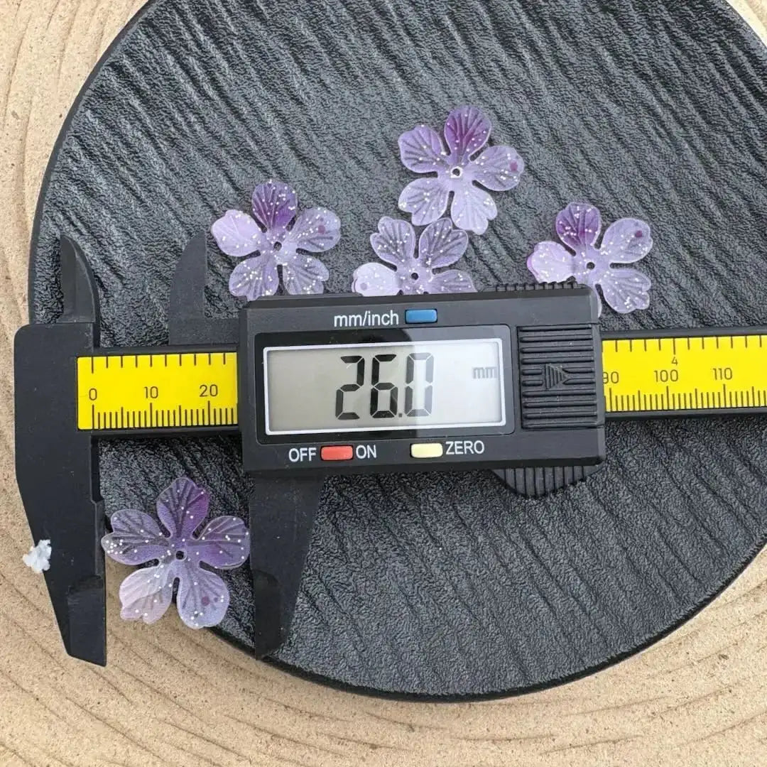 FS10642-26MM Acryilic Flower Pendant -Zoe DIY Wholesale