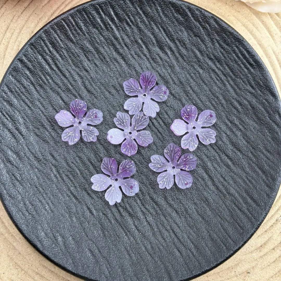 FS10642-26MM Acryilic Flower Pendant -Zoe DIY Wholesale
