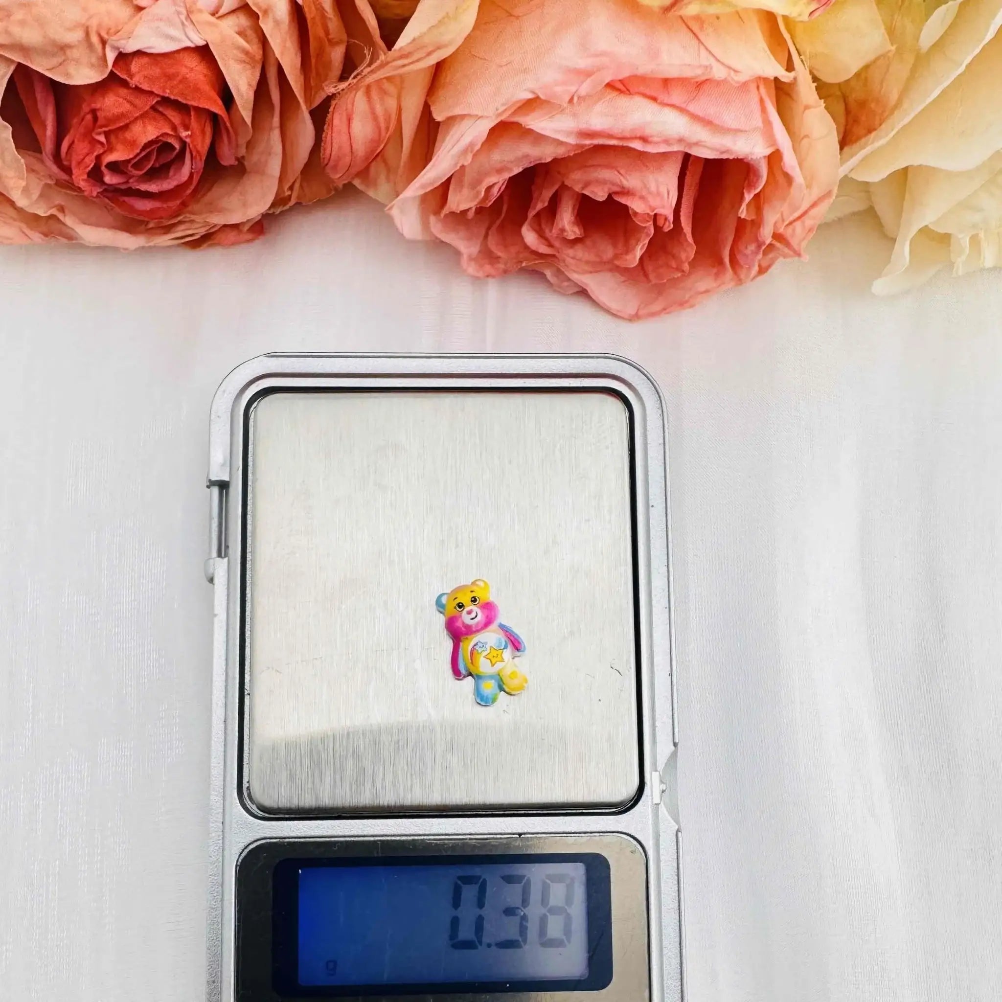 FS10680-About 10×16mm Random Mixed Care Bear Nail Charms For Making Fancy Beads Or Fancy Beadable Pens -Zoe DIY Wholesale