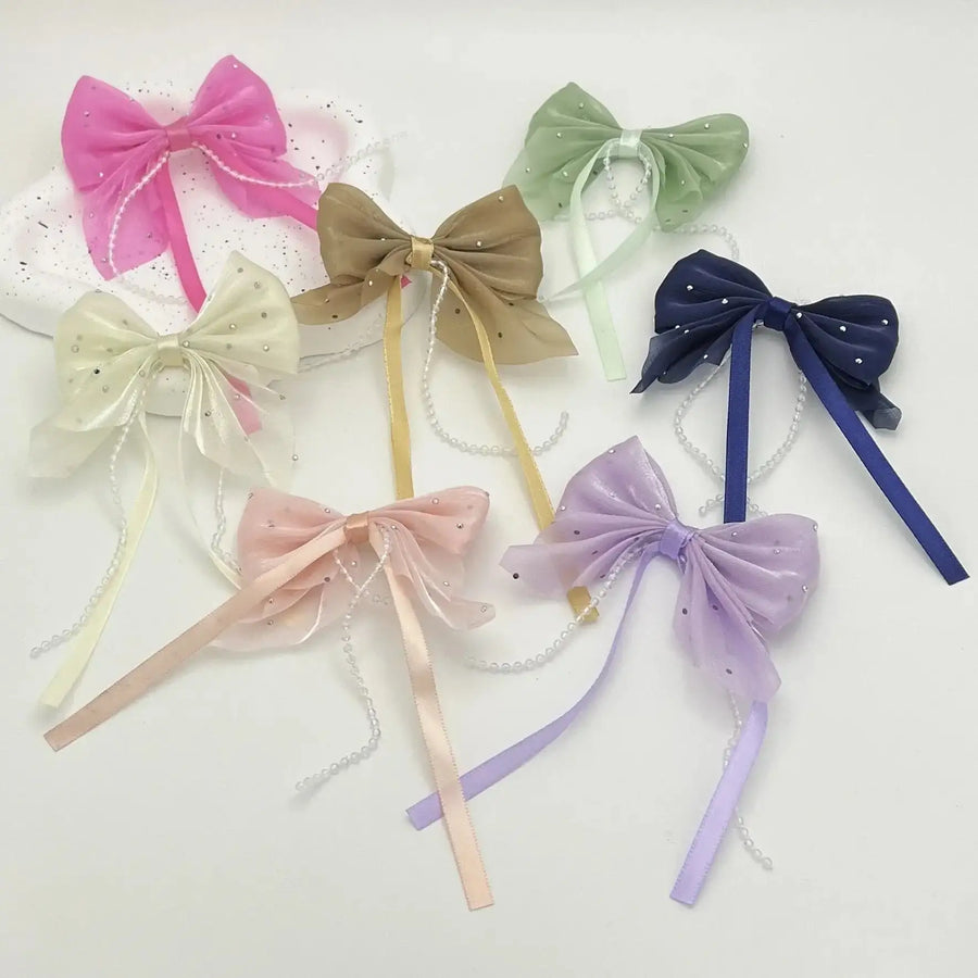 FS10686-Fabric Bow For Making Fancy Beads -Zoe DIY Wholesale