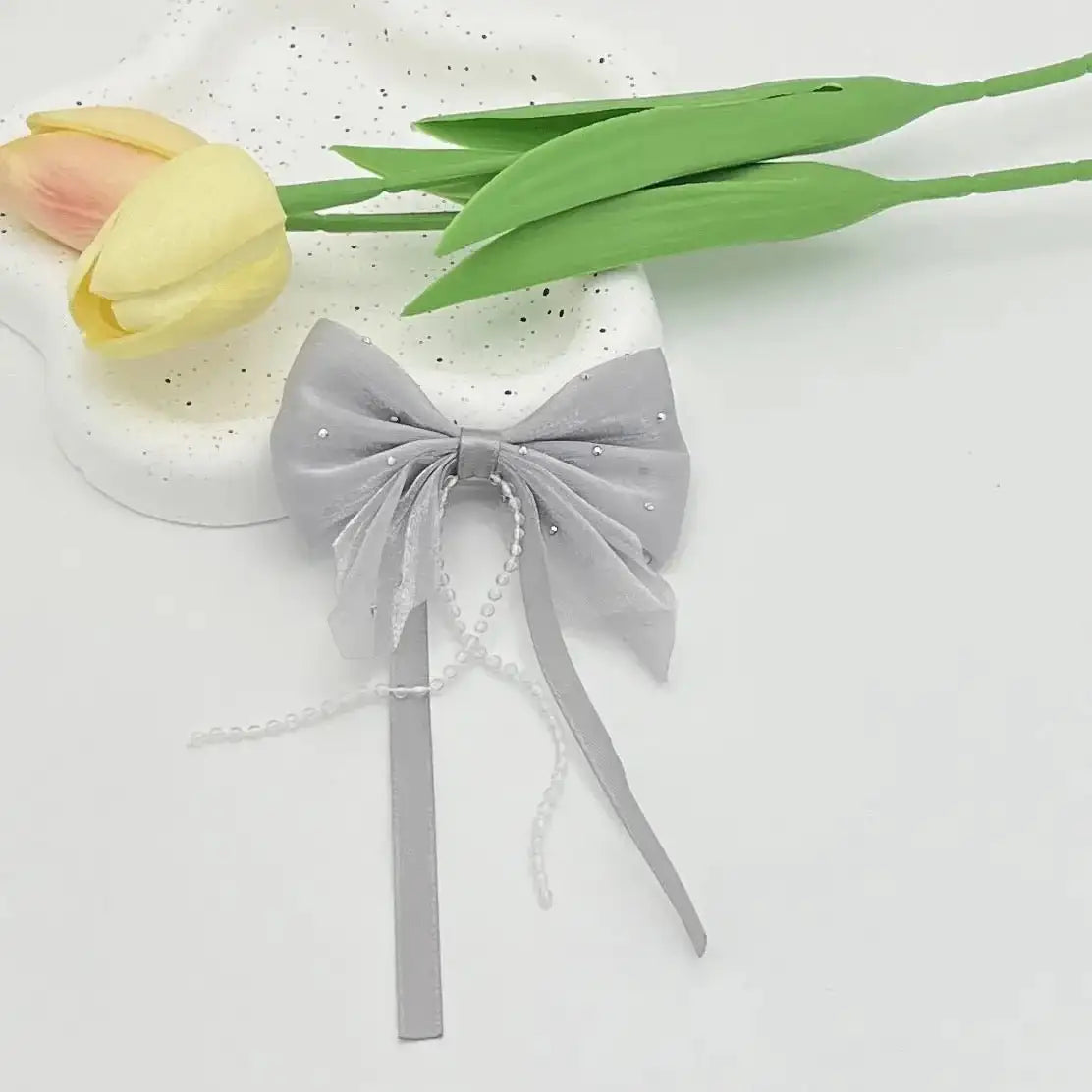 FS10686-Fabric Bow For Making Fancy Beads -Zoe DIY Wholesale