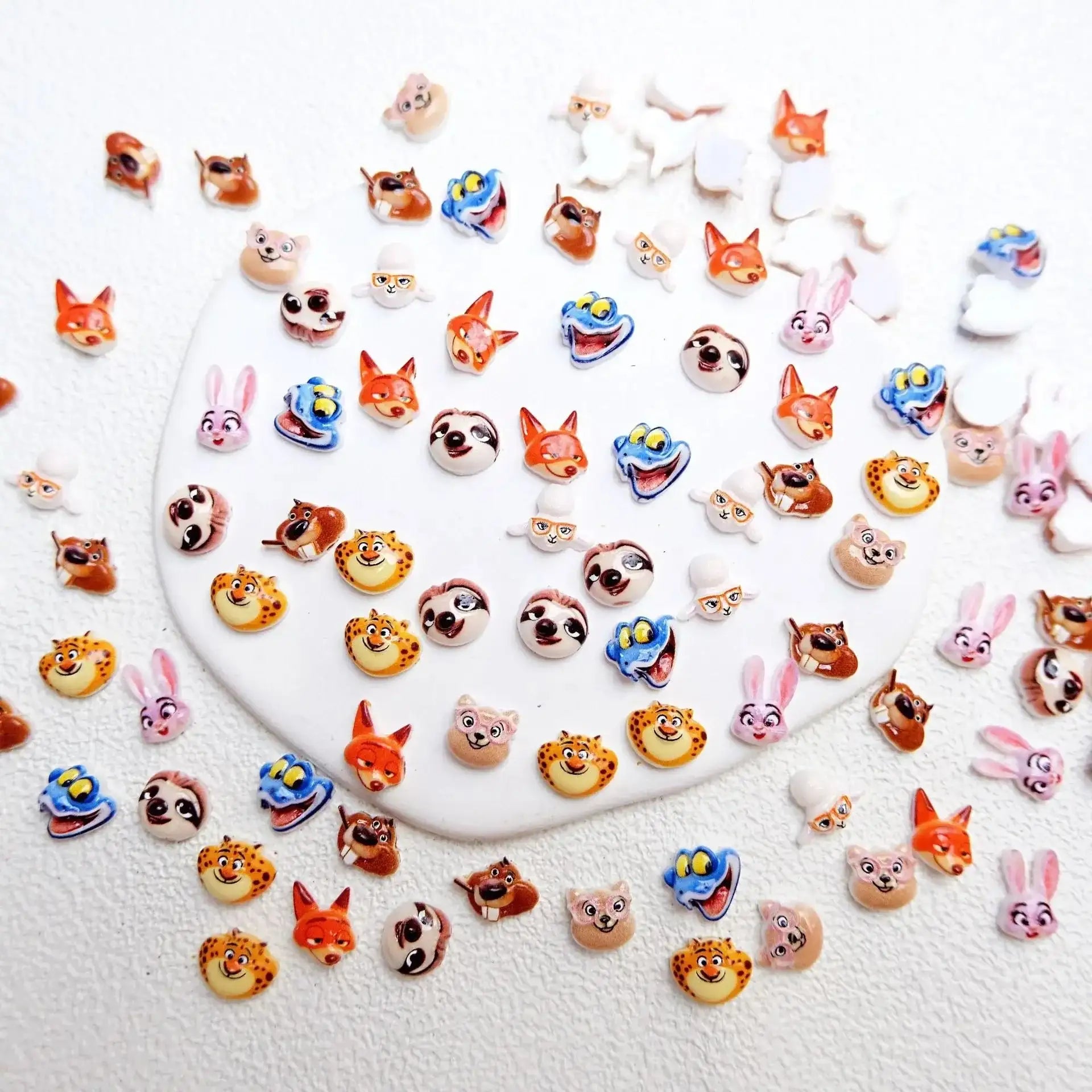 FS10702-Mixed Zootopia Nail Charms -Zoe DIY Wholesale