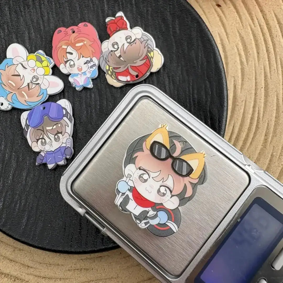 FS10771-Acrylic Anime Chibi Character Pendant -Zoe DIY Wholesale