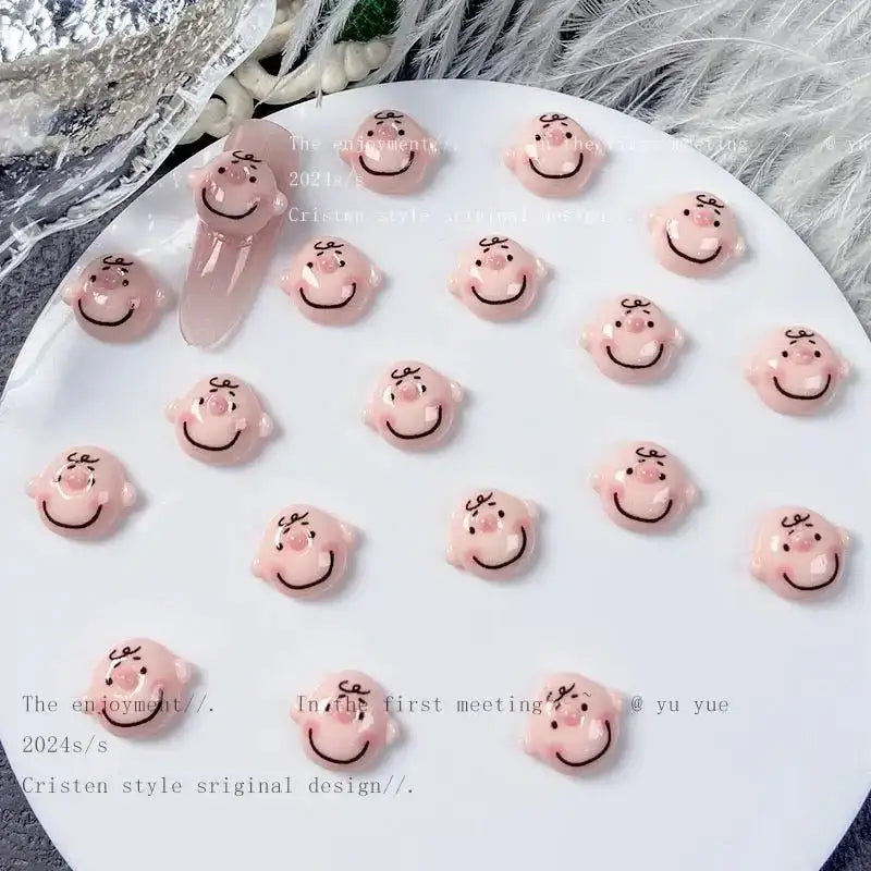 FS10775-Classic Cartoon Character Resin Charms -Zoe DIY Wholesale