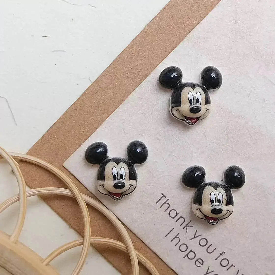 FS10780-12MM Mickey & Friends Resin Nail Charms -Zoe DIY Wholesale