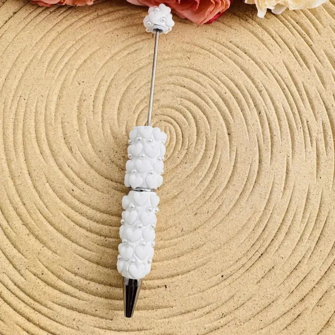FS10811-Heart Fancy Beadable Pens -Zoe DIY Wholesale
