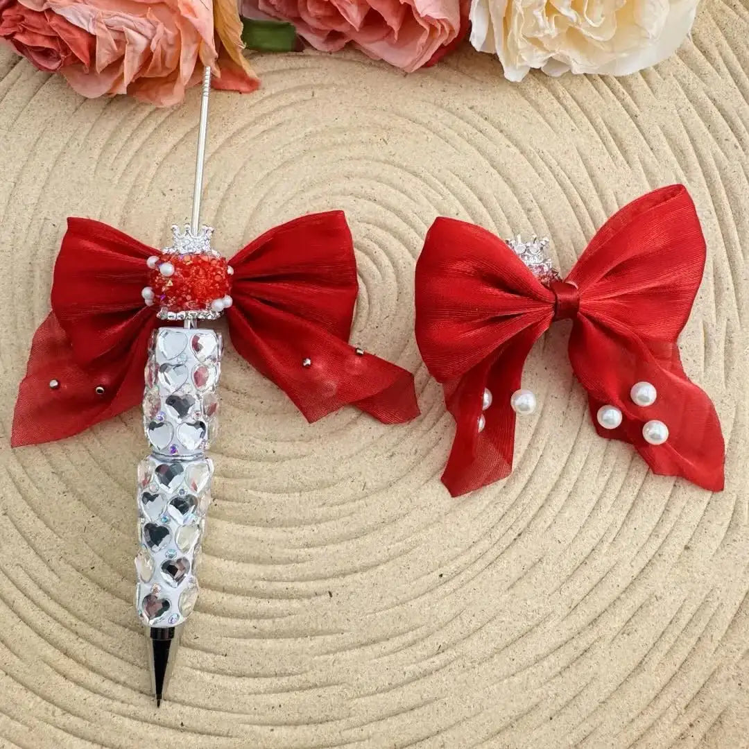 FS10817-Pearl Bow Sugar Beads -Zoe DIY Wholesale