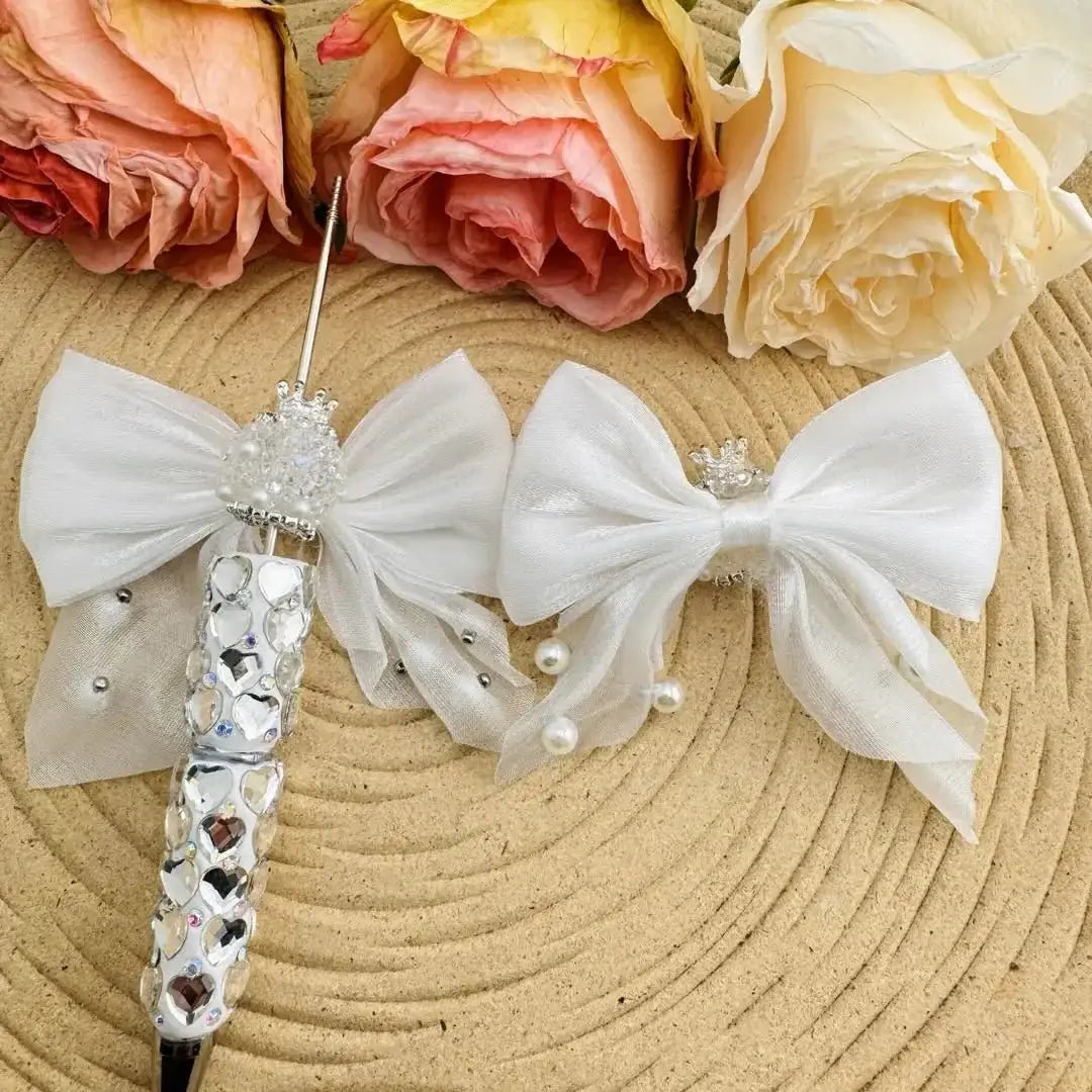 FS10817-Pearl Bow Sugar Beads -Zoe DIY Wholesale