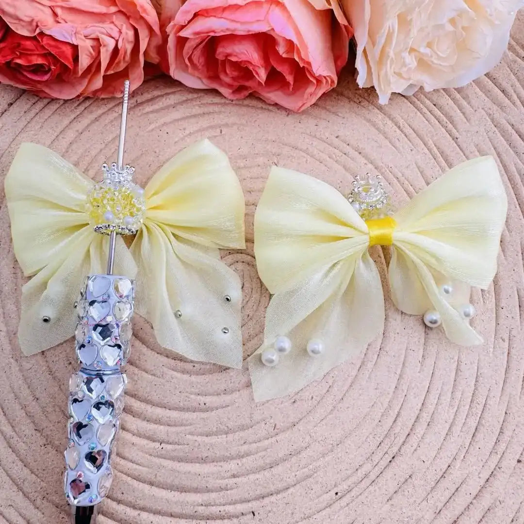 FS10817-Pearl Bow Sugar Beads -Zoe DIY Wholesale