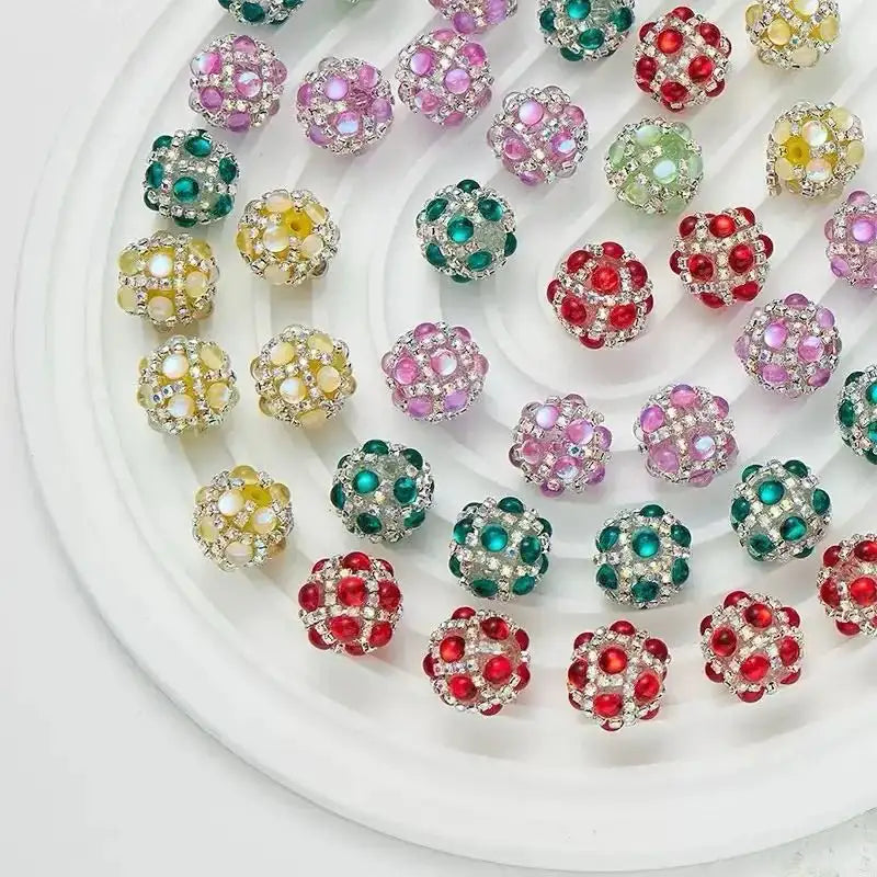FS10878-16mm Mixed Fancy Beads -Zoe DIY Wholesale