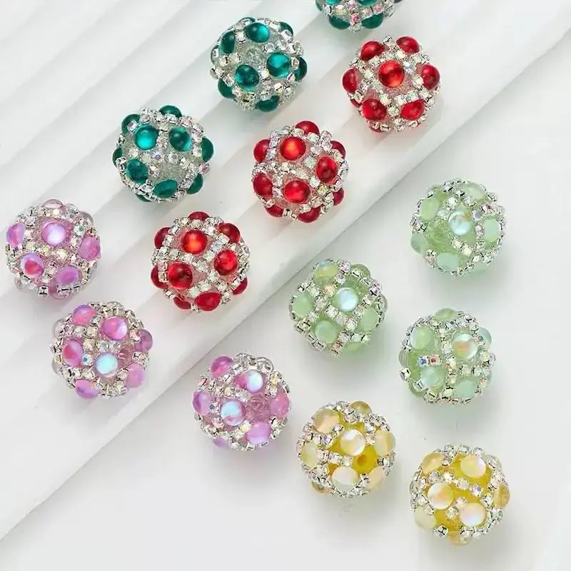 FS10878-16mm Mixed Fancy Beads -Zoe DIY Wholesale