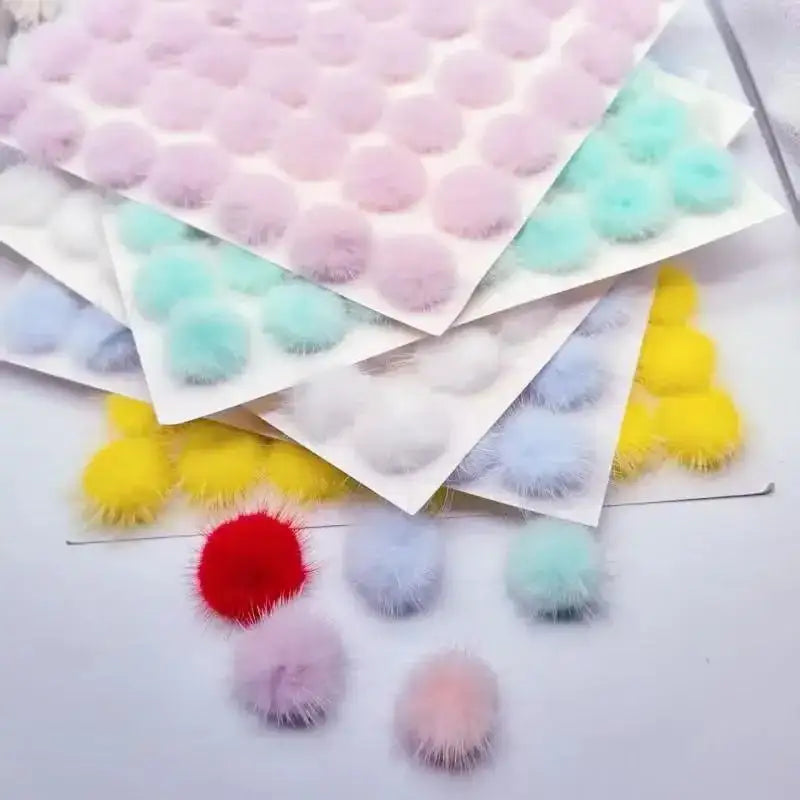 FS10951-4CM PomPom Accessories DIY Materials Handmade -Zoe DIY Wholesale