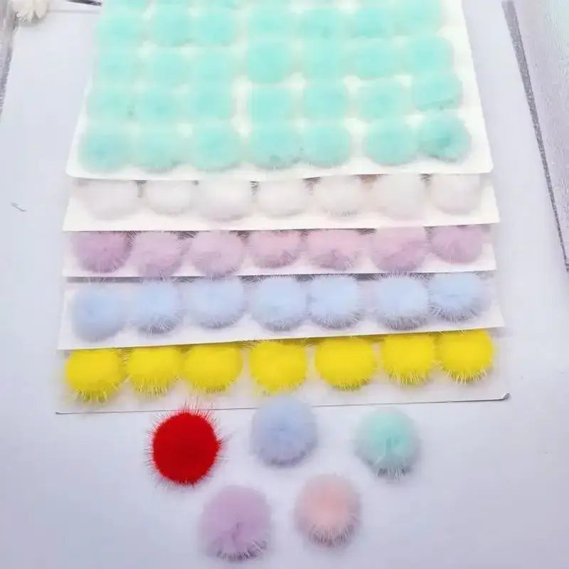 FS10951-4CM PomPom Accessories DIY Materials Handmade -Zoe DIY Wholesale