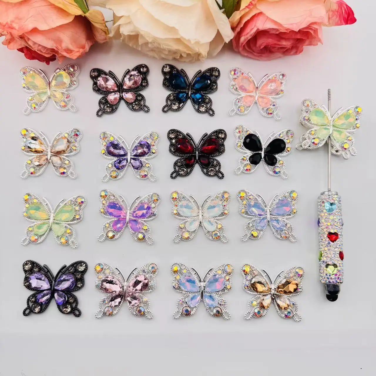 FS10984-34*39MM Butterfly Alloy Mental Charms -Zoe DIY Wholesale
