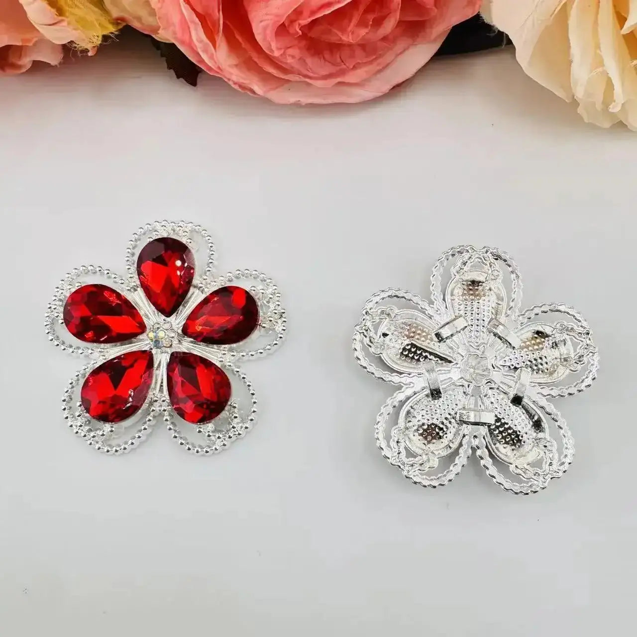FS10999-41MM Flower Alloy Metal Charms For Making Fancy Beads -Zoe DIY Wholesale