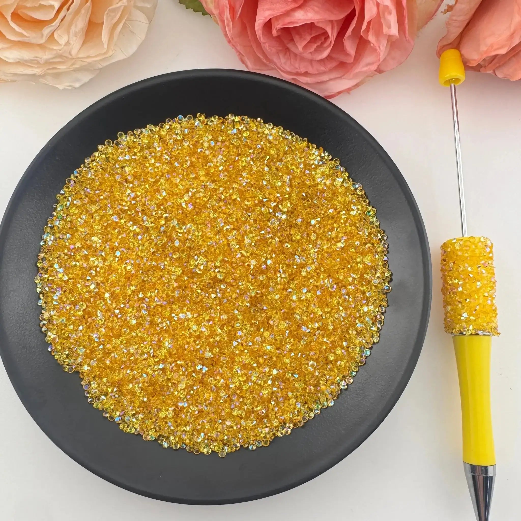 FS1115-2MM Crystal AB Sugar Diamonds For Making Sugar Beads Or Sugar Beadable Pens -Zoe DIY Wholesale