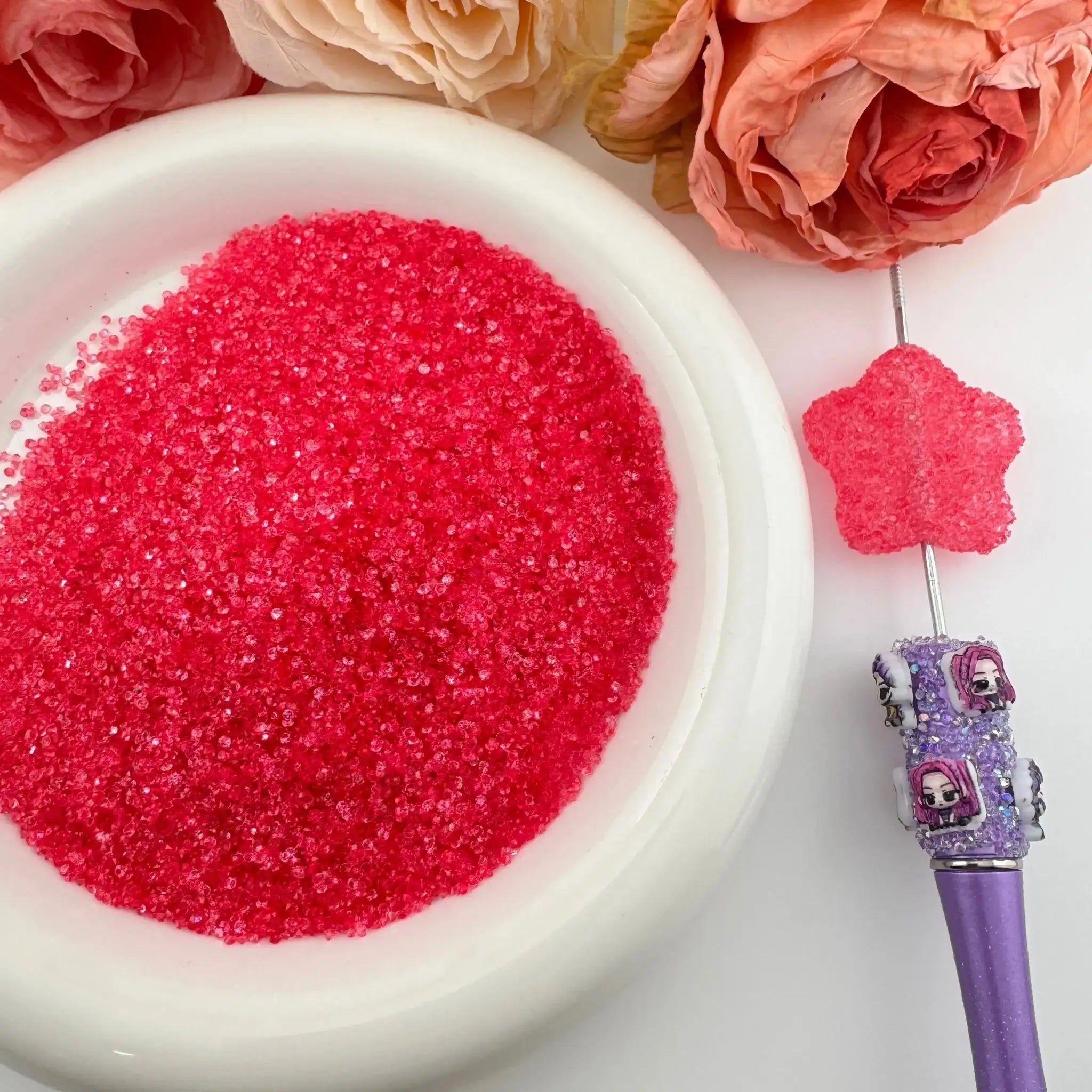 FS1124-1.5MM Clear Sugar Rhinestone Sugar For Making Sugar Beads Or Sugar Pens -Zoe DIY Wholesale