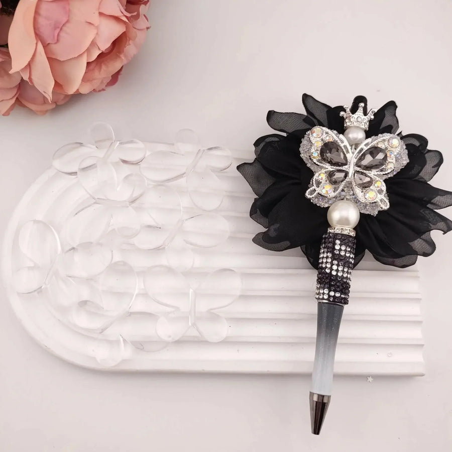 FS1199-45MM Big Butterfly Based Beads Fit For Beadable Pens -Zoe DIY Wholesale