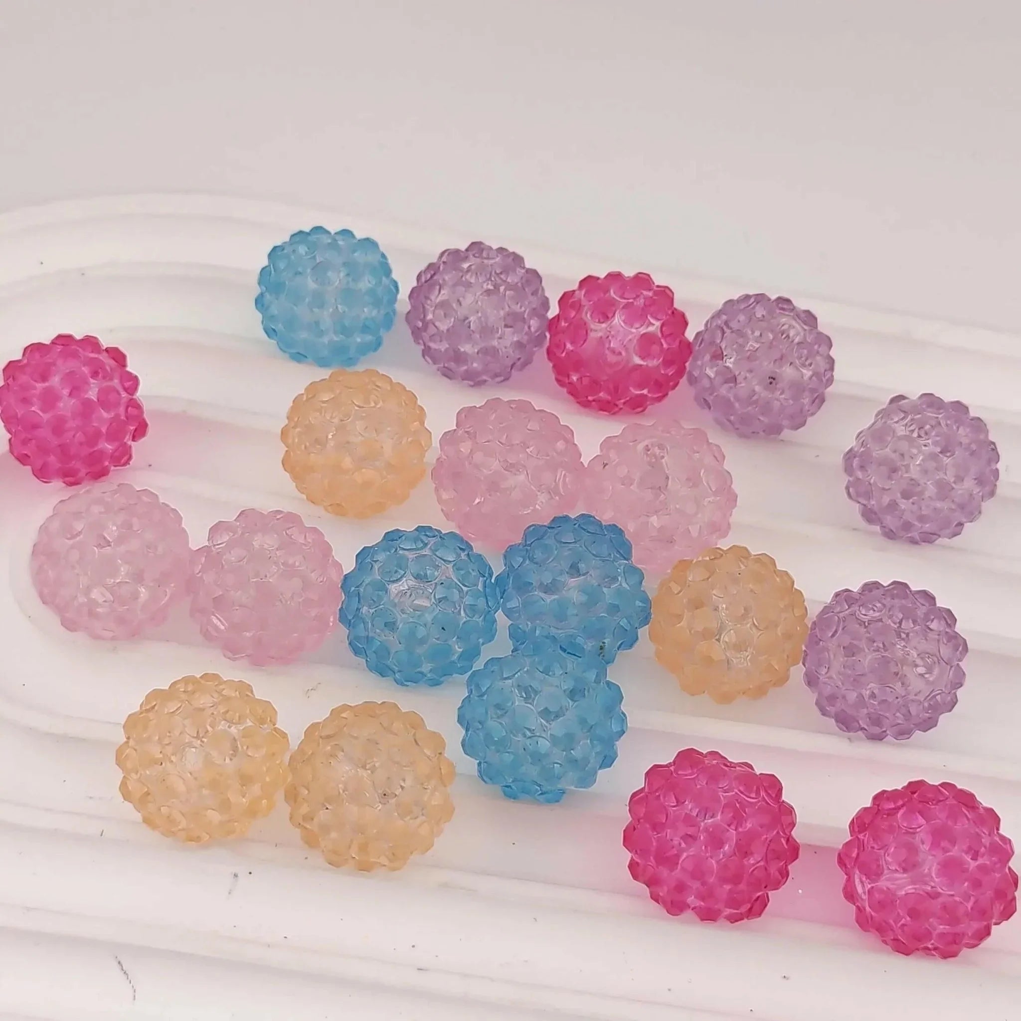 FS1222-16MM Glowing Sparkling Beads Fit For Beadable Pens -Zoe DIY Wholesale