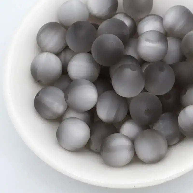 FS1331-16mm Frosted Cat Eye Resin Beads Fit For Beadable Pens -Zoe DIY Wholesale