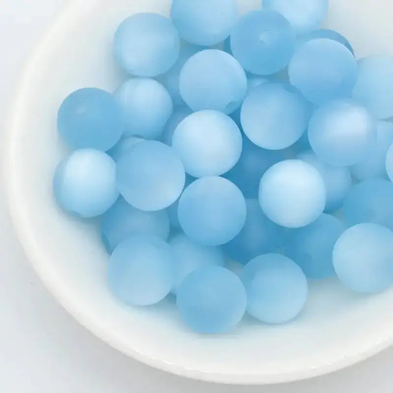 FS1331-16mm Frosted Cat Eye Resin Beads Fit For Beadable Pens -Zoe DIY Wholesale