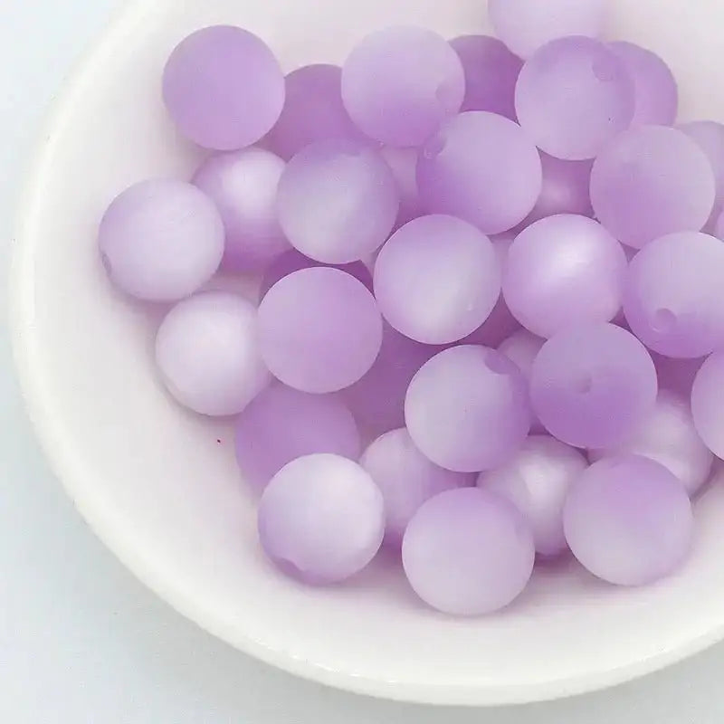 FS1331-16mm Frosted Cat Eye Resin Beads Fit For Beadable Pens -Zoe DIY Wholesale