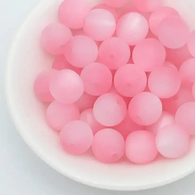 FS1331-16mm Frosted Cat Eye Resin Beads Fit For Beadable Pens -Zoe DIY Wholesale