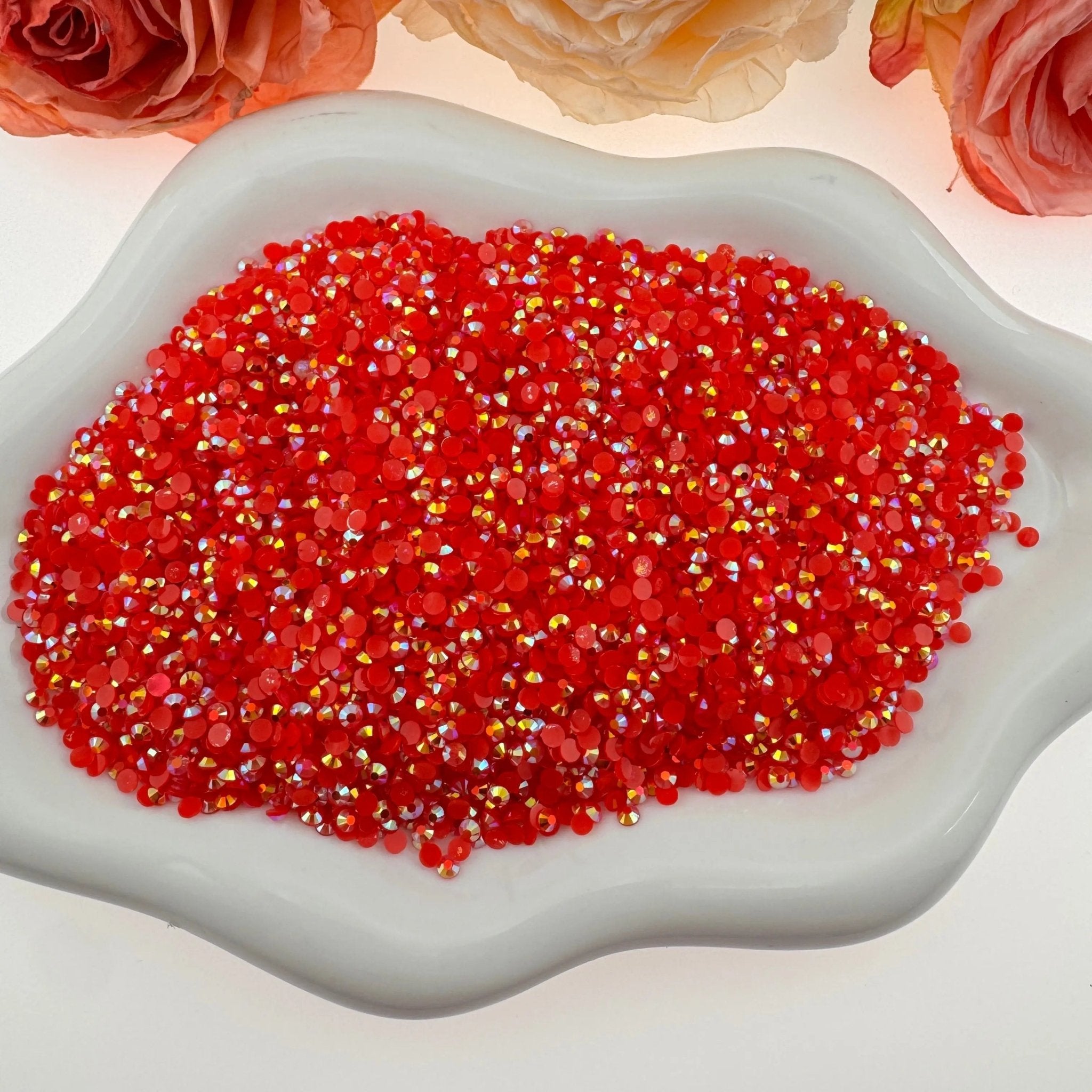 FS1352-3mm Non Hotfix Jelly Rhinestones Sugar Diamonds For Making Fancy Pens Or Fancy Beads -Zoe DIY Wholesale