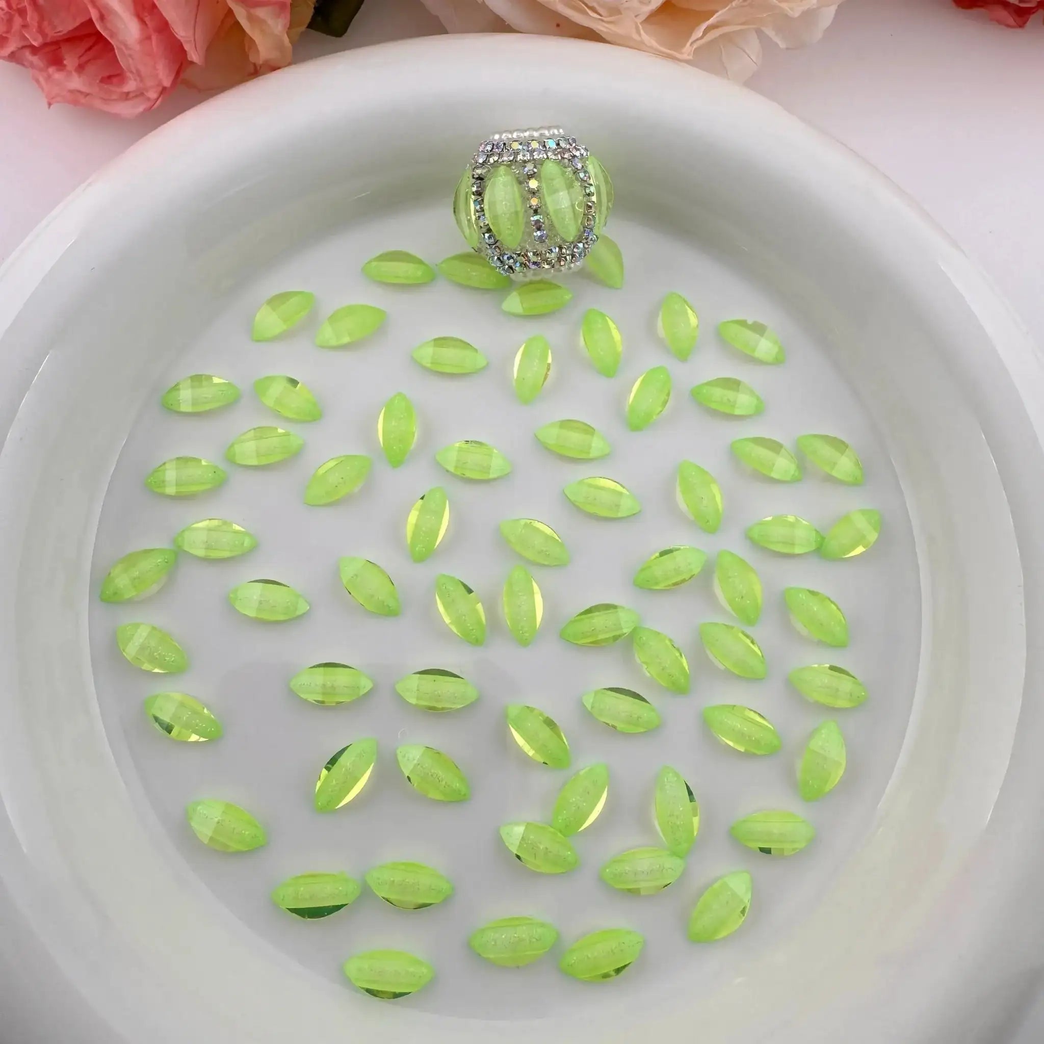 FS1354-5*10mm Horse-Eye Petals For Making Fancy Beads Or Fancy Pens -Zoe DIY Wholesale