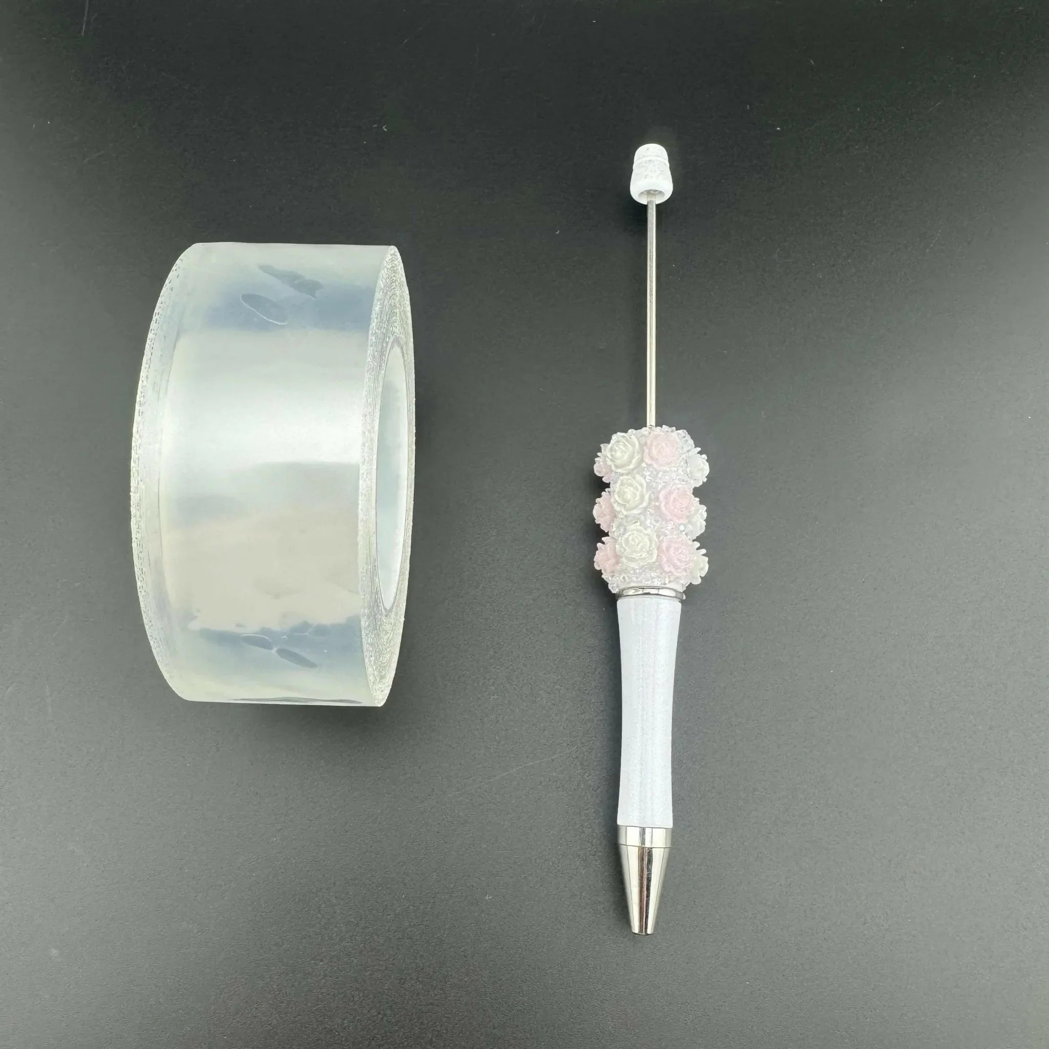 FS1392-5 Meters/Roll Clear Pen Wraps Pen Tapes (Width:2.7cm,used 125pcs Pens Or 20mm Based Beads) -Zoe DIY Wholesale