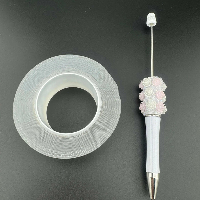 FS1392-5 Meters/Roll Clear Pen Wraps Pen Tapes (Width:2.7cm,used 125pcs Pens Or 20mm Based Beads) -Zoe DIY Wholesale