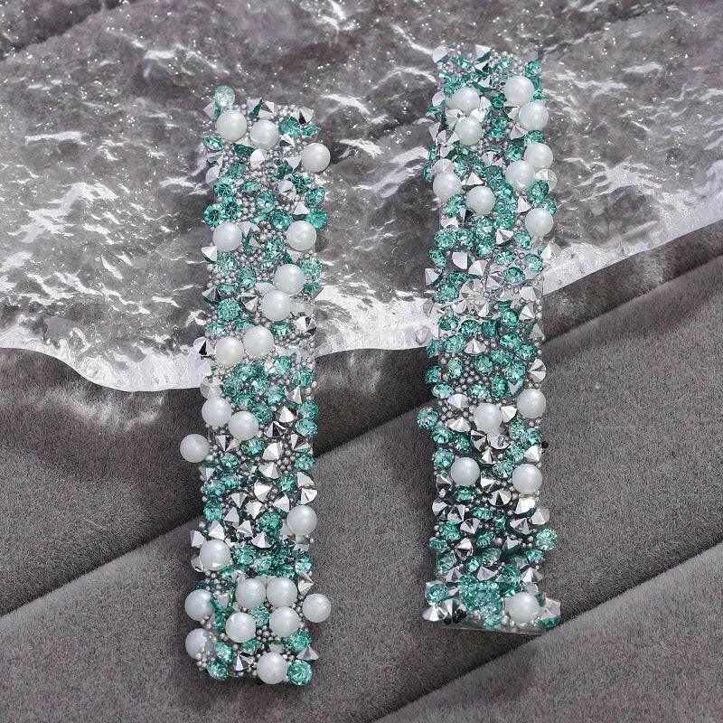 FS1515-Width 1.2cm Pearl Dianond Tape For Making Fancy Bead -Zoe DIY Wholesale