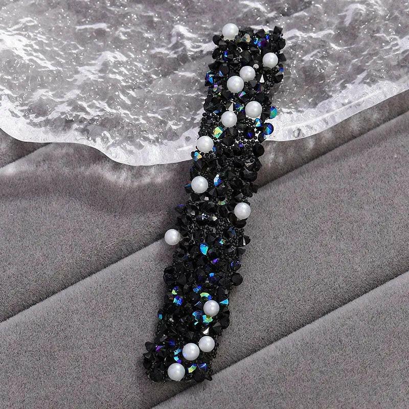 FS1515-Width 1.2cm Pearl Dianond Tape For Making Fancy Bead -Zoe DIY Wholesale