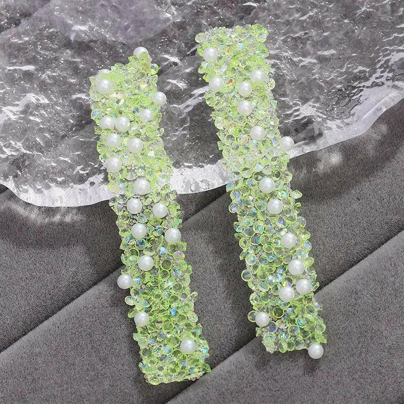 FS1515-Width 1.2cm Pearl Dianond Tape For Making Fancy Bead -Zoe DIY Wholesale