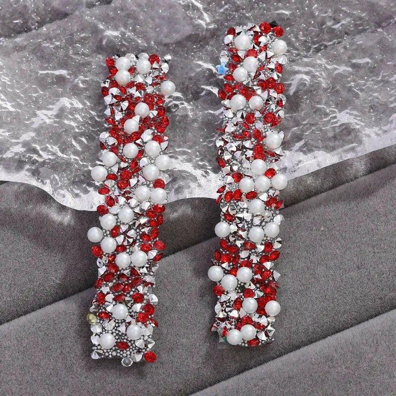 FS1515-Width 1.2cm Pearl Dianond Tape For Making Fancy Bead -Zoe DIY Wholesale