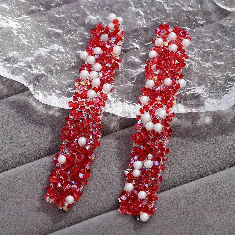 FS1515-Width 1.2cm Pearl Dianond Tape For Making Fancy Bead -Zoe DIY Wholesale