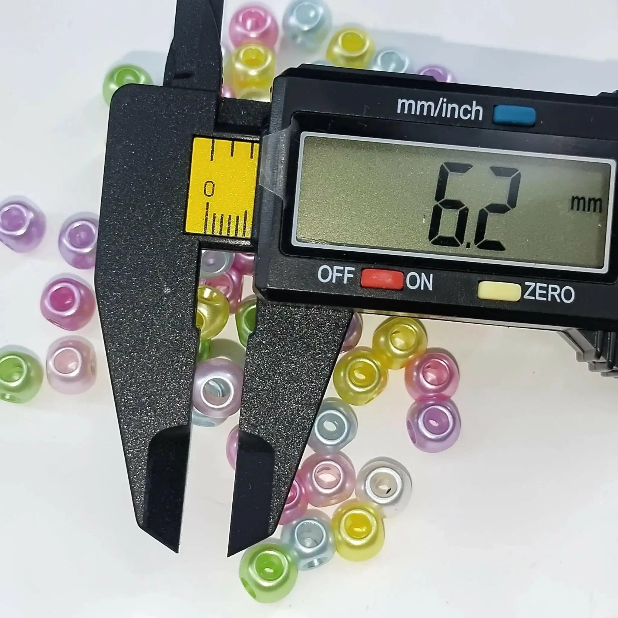FS1557-Mixed Color Pearl Looking 4 Hole Acrylic beads Fit For Beadable Pens -Zoe DIY Wholesale