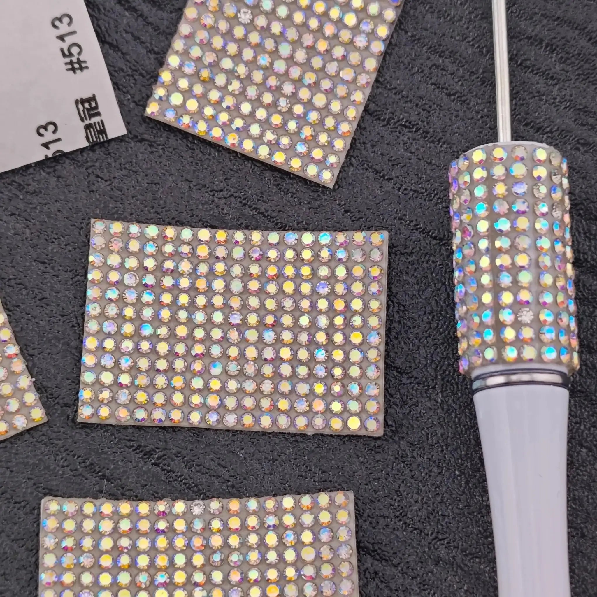 FS1611-39.5*27mm Pre-Cut Full Diamonds Pens Wraps Stickers Tapes Fit For Pens -Zoe DIY Wholesale