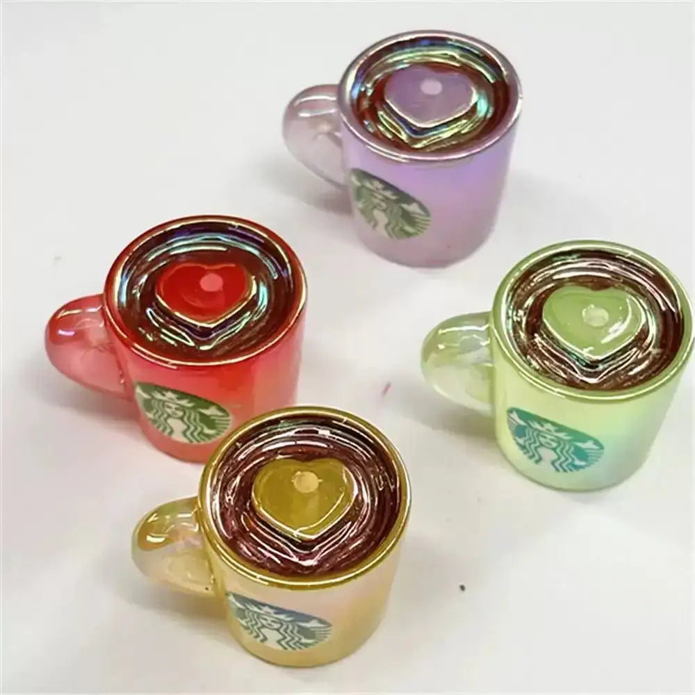 FS1665-Glowing StarBucks Resin Beads -Zoe DIY Wholesale