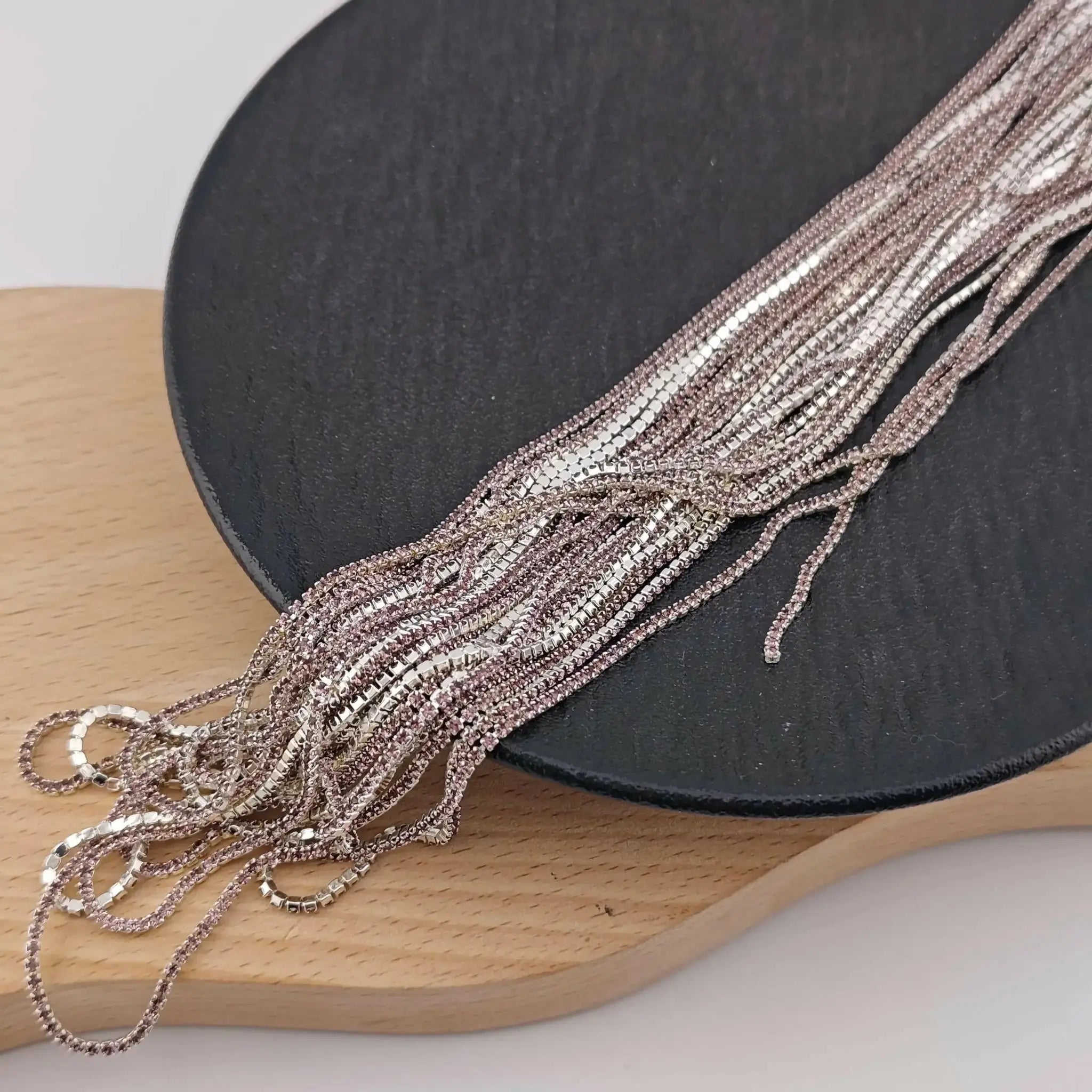 FS1674-1.5mm Diamonds Chain For DIY Making Beads and making Fancy Pens -Zoe DIY Wholesale