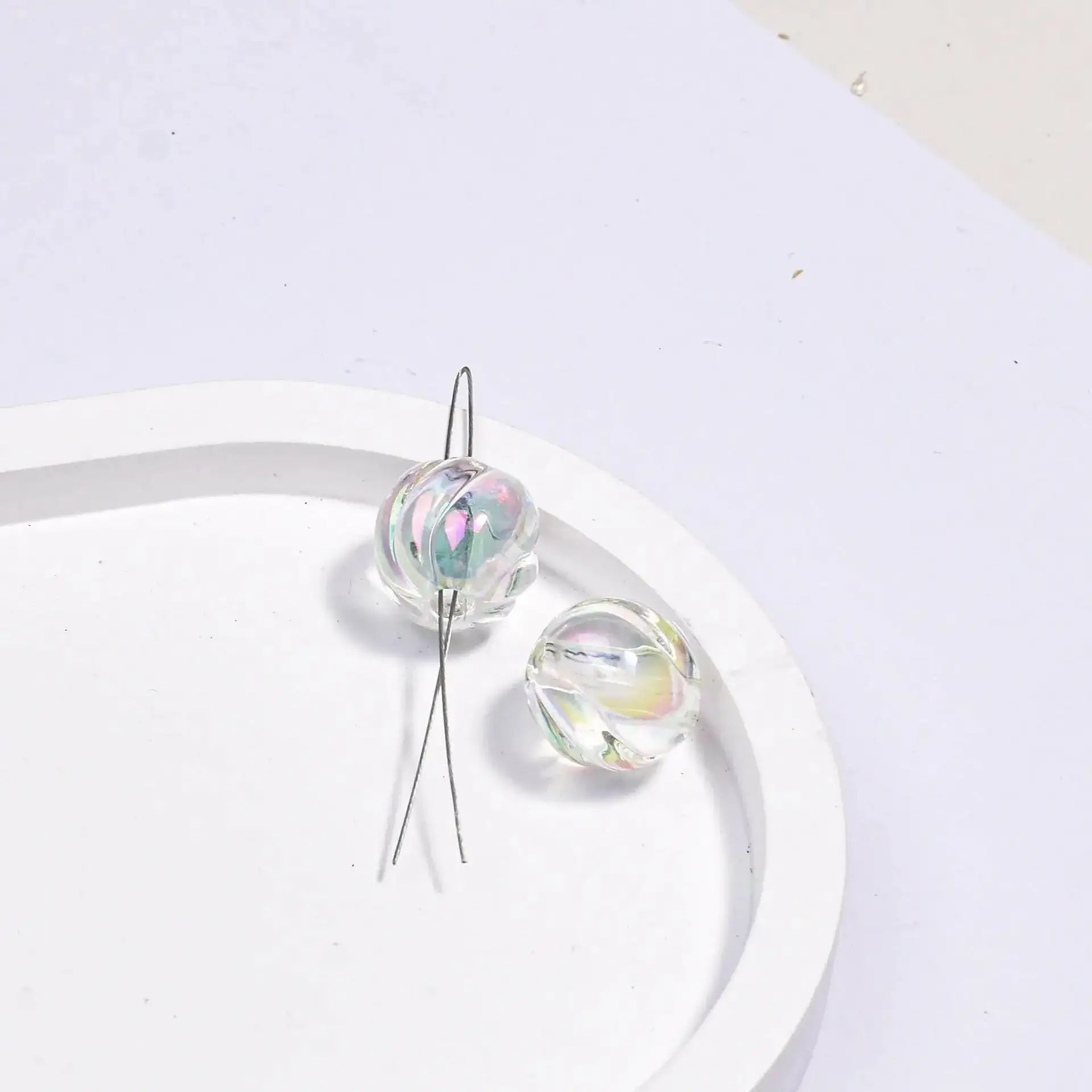 FS1735-16MM Clear Pumpkin Acrylic Beads Fit For Beadable Pens -Zoe DIY Wholesale