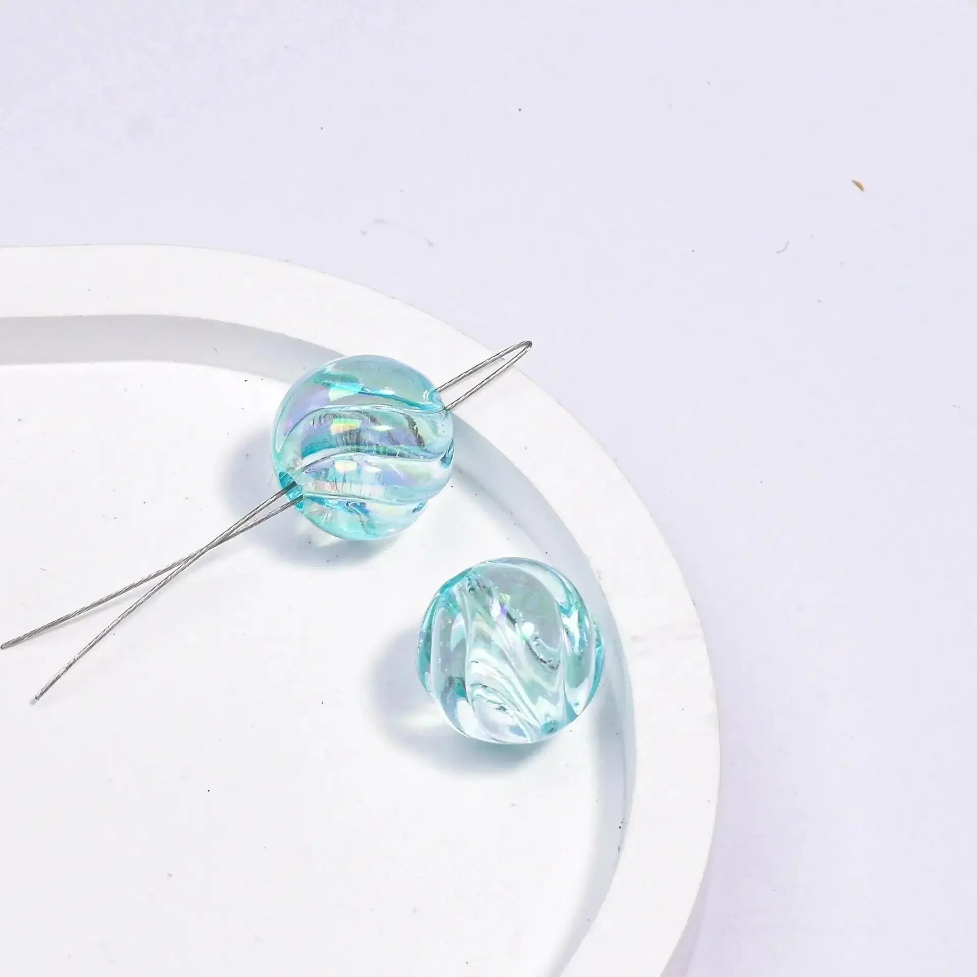 FS1735-16MM Clear Pumpkin Acrylic Beads Fit For Beadable Pens -Zoe DIY Wholesale