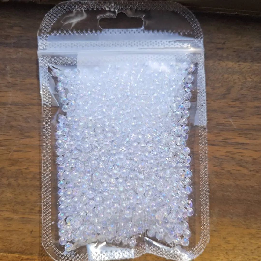 FS1740-4MM Clear Acrylic Beads(Not For Pens) -Zoe DIY Wholesale