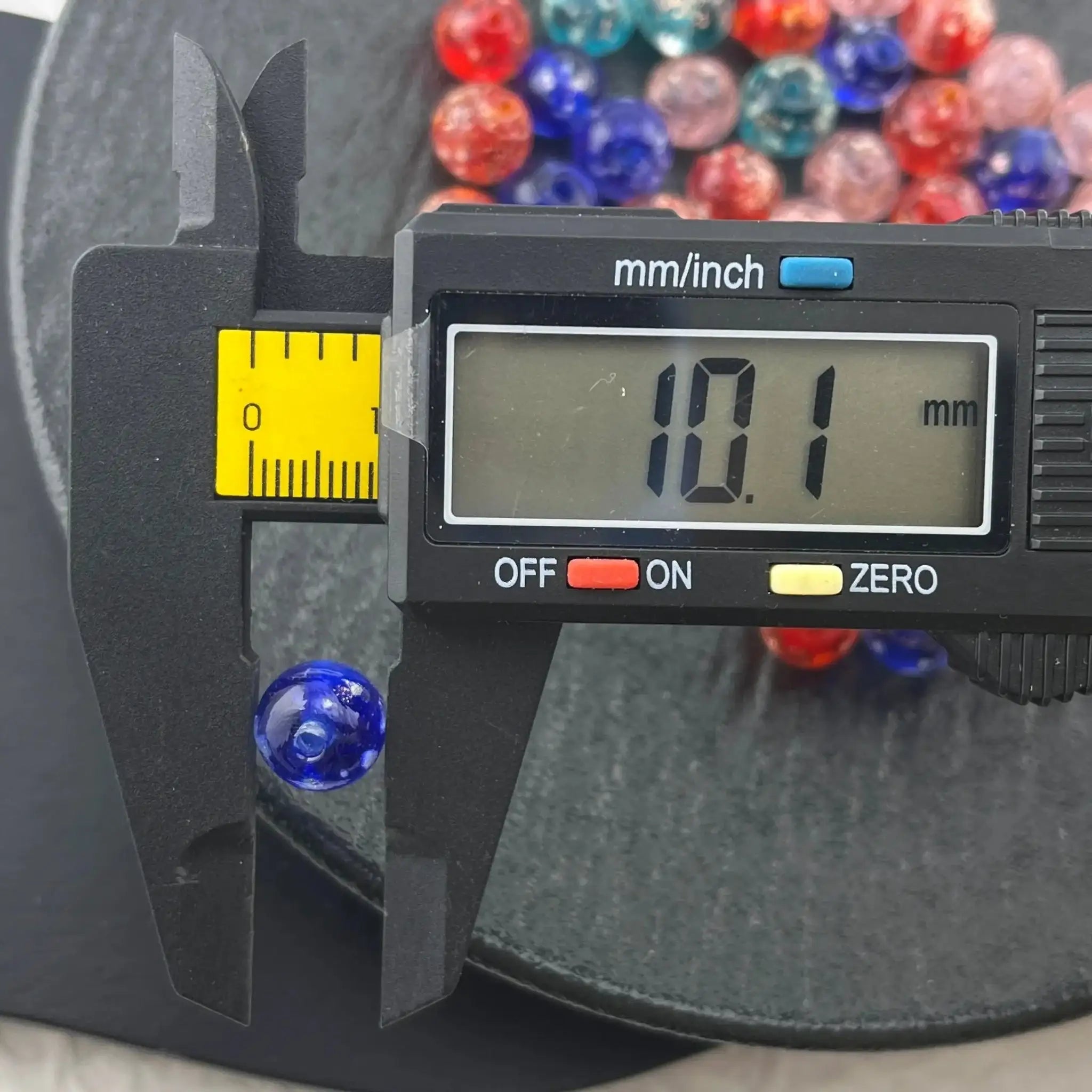 FS1776-50PCS 10mm Glowing Glass Beads -Zoe DIY Wholesale