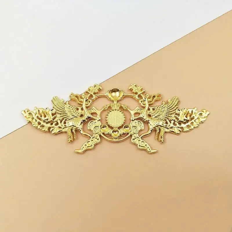 FS17865-About 13×5cm Metal Patch -Zoe DIY Wholesale