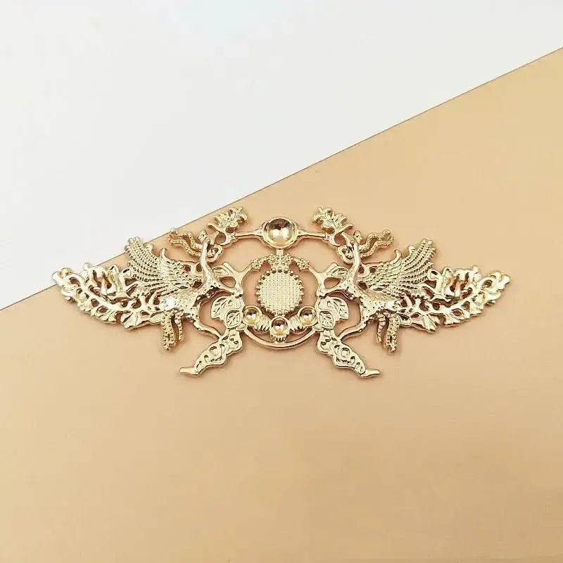 FS17865-About 13×5cm Metal Patch -Zoe DIY Wholesale
