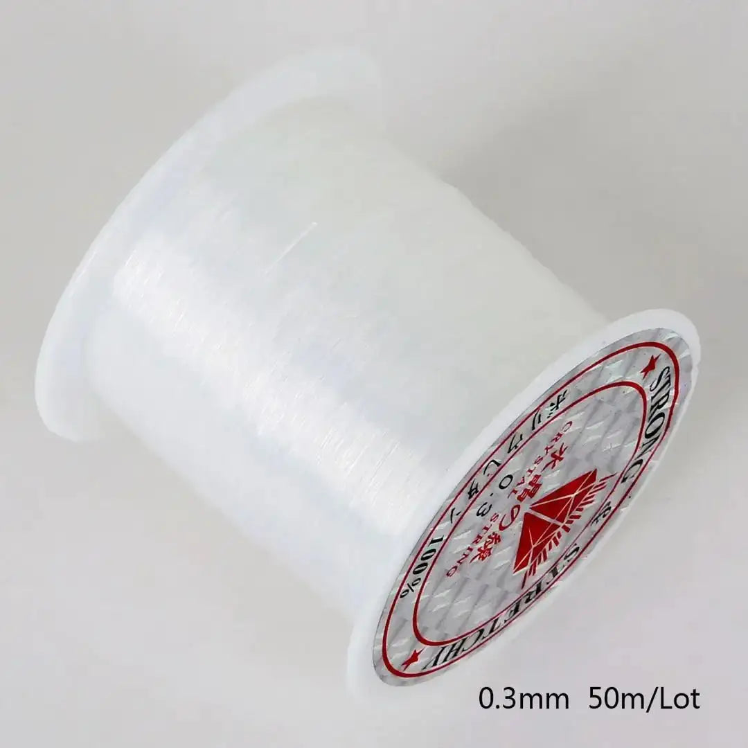 FS17875- 0.3mm Crystal Fishing String （About 50m /Roll） -Zoe DIY Wholesale