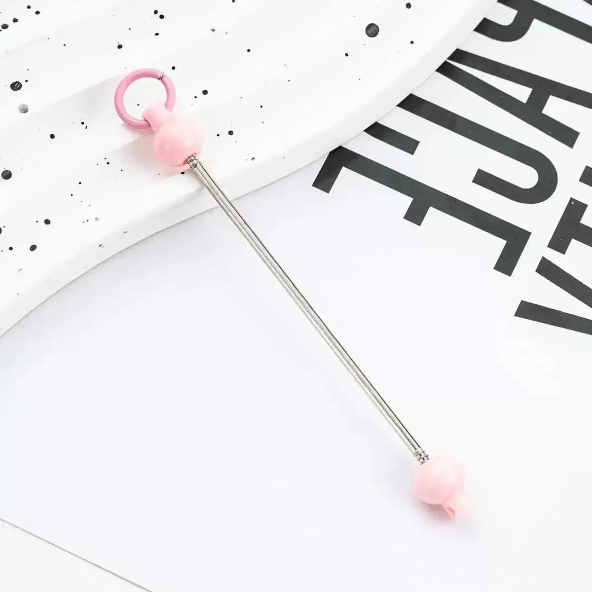 FS17922-About 7.2×0.2cm Beadable Bar -Zoe DIY Wholesale